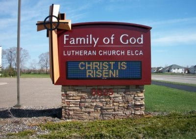 led church sign